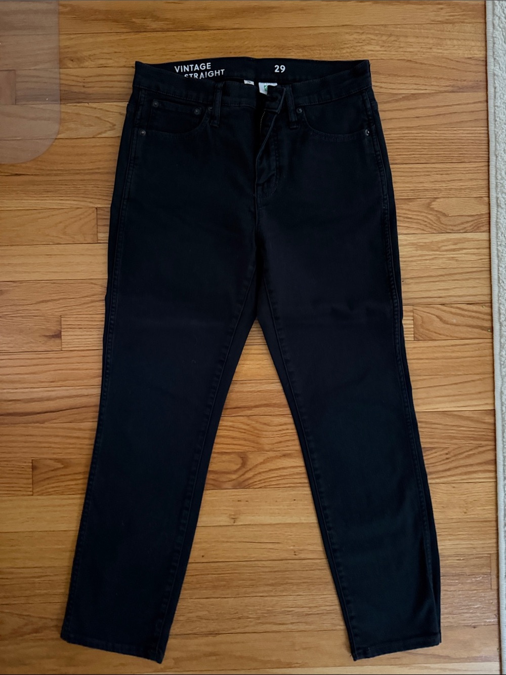 J. Crew Black Vintage Straight Leg Women's Jeans